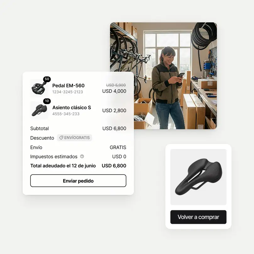 Compras de mayoreo B2B en Shopify